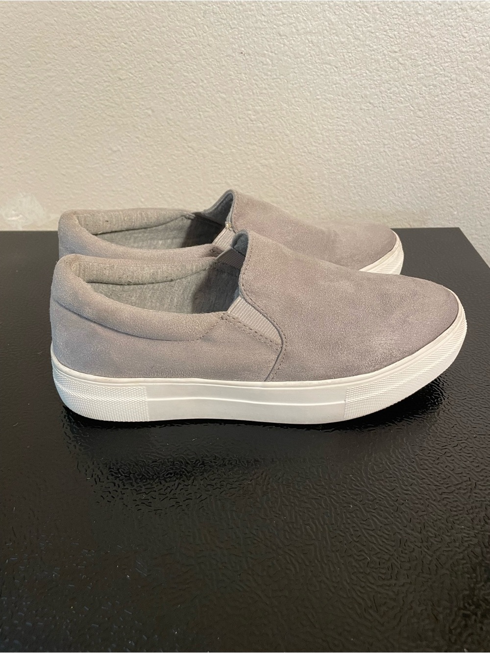 Women Slip-On Casual Sneakers - Grey